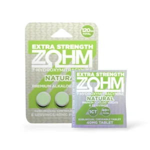 ZOHM Extra Strength 7 OH Tablets Natural 40mg Per Tablet