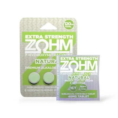ZOHM Extra Strength 7 OH Tablets Natural 40mg Per Tablet